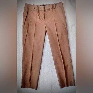 EUC Talbot's Cropped Ankle Pants, Light Brown, Pleated, Size 6, Like New!